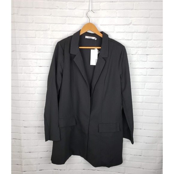 JustFab Jackets & Blazers - JustFab Black Blazer Size XXL NWT